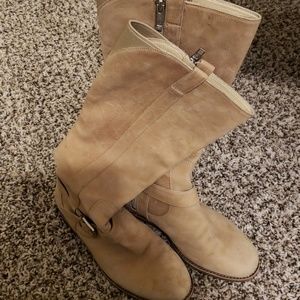 Cole Haan size 5 beige boots